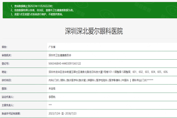 深圳深北爱尔眼科医院web508.com