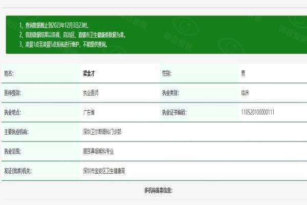深圳卫尔斯眼科梁金才医生