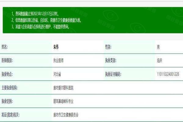 廊坊爱尔眼科医院朱伟web508.com