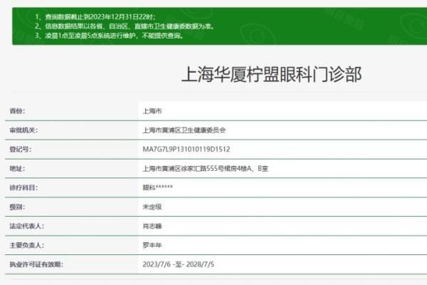 上海华厦柠盟眼科门诊部www.web508.com