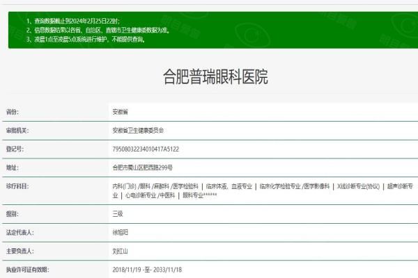 合肥普瑞眼科医院怎么样？私立3级连锁眼科，廖荣丰院长等实力派坐诊！web508.com