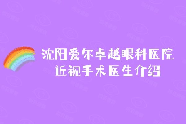 沈阳爱尔卓越眼科医院近视手术医生介绍web508.com