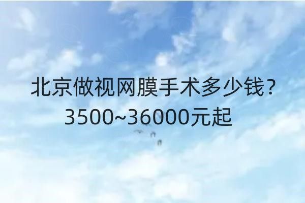 北京做视网膜手术多少钱web508.com